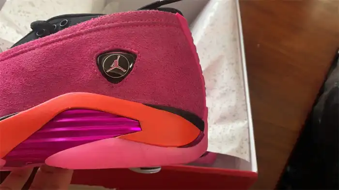 Cheap Jordan 14 Retro Low Shocking Pink (W) DH4121-600