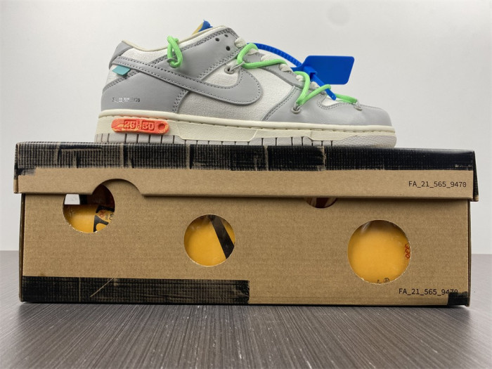 Onekick Nike Dunk Low Off-White Lot 26 DM1602-116