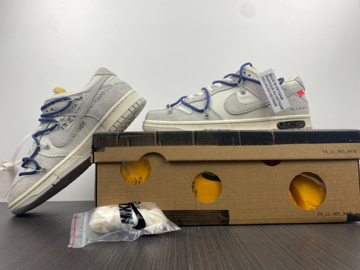 Onekick Nike Dunk Low Off-White Lot 18 DJ0950-112