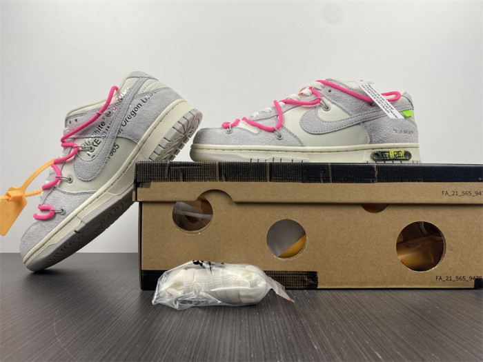 Onekick Nike Dunk Low Off-White Lot 17 DJ0950-117