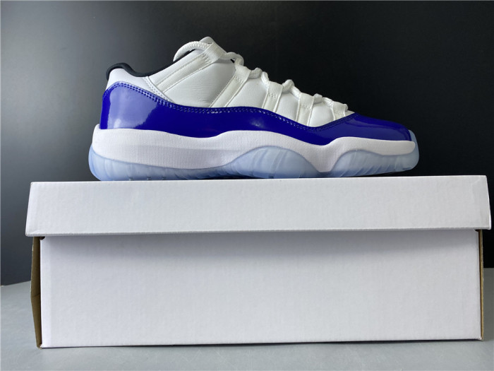 Air Jordan 11 Retro Low White Concord AH7860-100