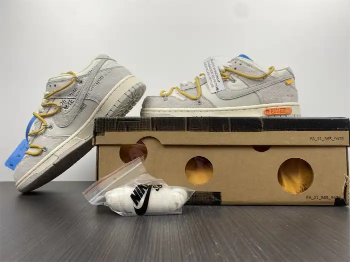 Rep Nike Dunk Low Off-White Lot 34 DJ0950-102