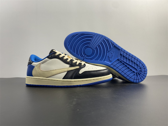 Onekick Fragment Design x Travis Scott x Air Jordan 1 Retro Low DM7866-140