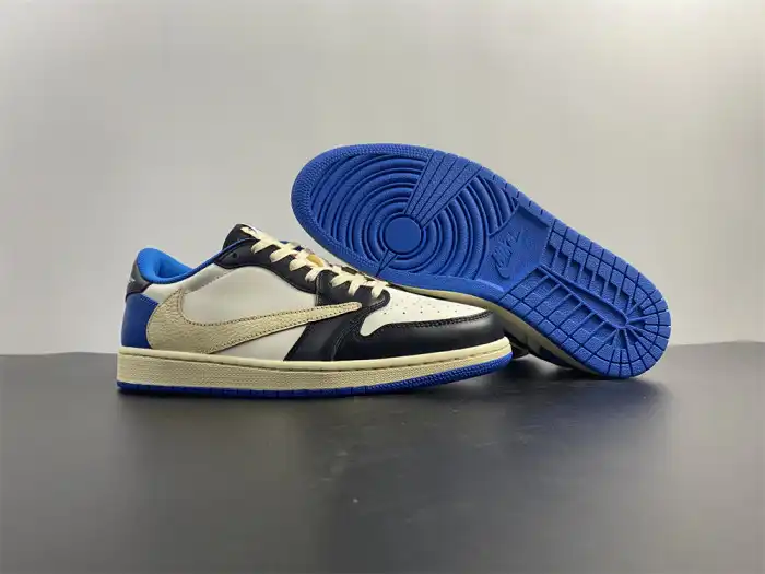 Rep Fragment Design x Travis Scott x Air Jordan 1 Retro Low DM7866-140