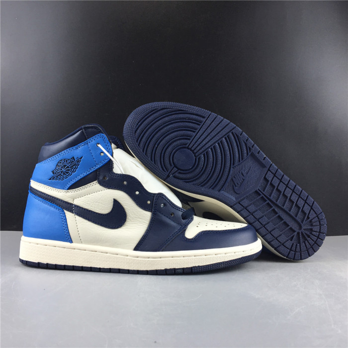 Air Jordan 1 Retro High OG Obsidian 555088-140