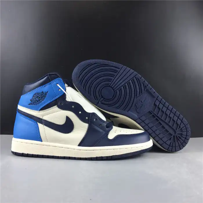 Rep Air Jordan 1 Retro High OG Obsidian 555088-140