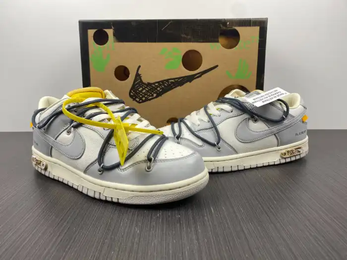 Rep Nike Dunk Low Off-White Lot 41 DM1602-105