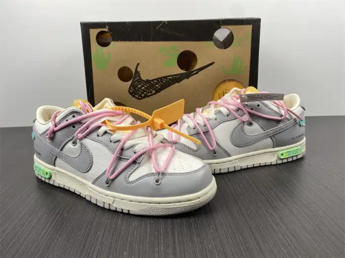 Rep Nike Dunk Low Off-White Lot 9 DM1602-109