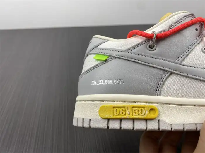 Rep Off-White x Dunk Low 'Lot 06 of 50' DJ1602-110