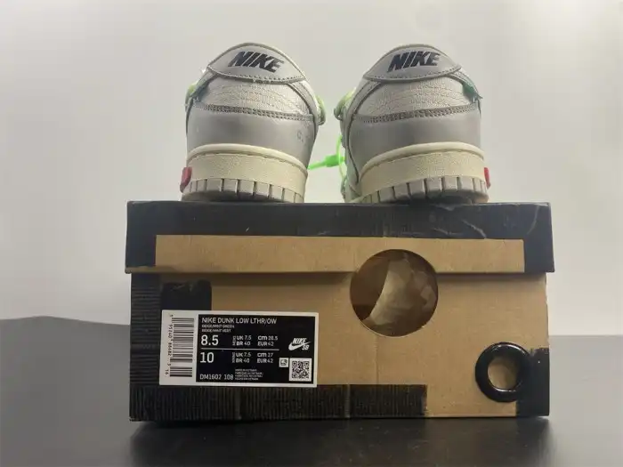 Rep Off-White x Dunk Low 'Lot 07 of 50' DM1602-108