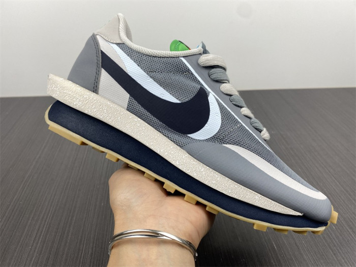 Nike LD Waffle sacai CLOT Kiss of Death 2 Cool Grey DH3114-001