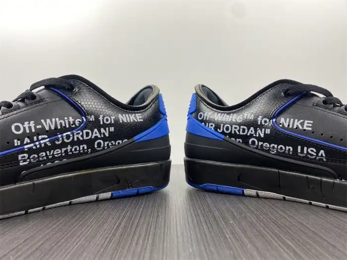 Rep Jordan 2 Retro Low SP Off-White Black Blue DJ4375-004