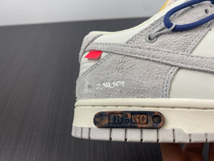 Onekick Nike Dunk Low Off-White Lot 18 DJ0950-112