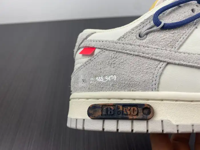 Cheap Nike Dunk Low Off-White Lot 18 DJ0950-112