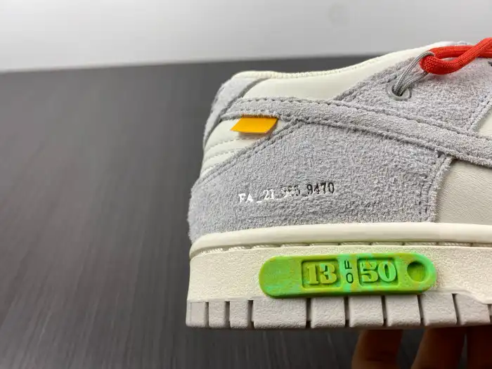 Rep Nike Dunk Low Off-White Lot 13 DJ0950-110