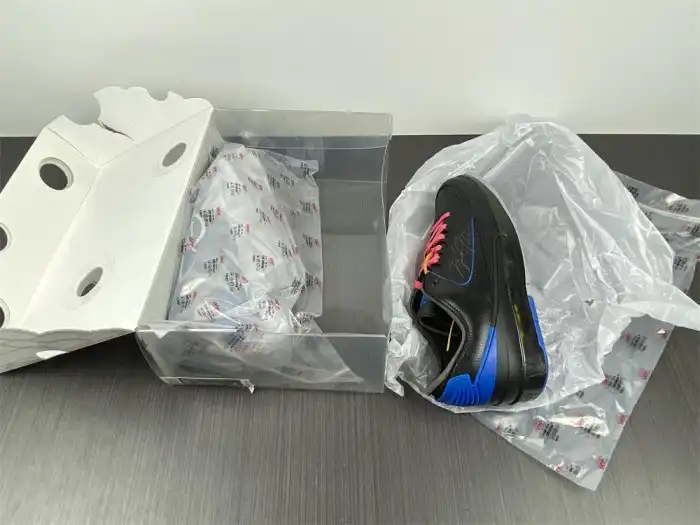 Rep Jordan 2 Retro Low SP Off-White Black Blue DJ4375-004