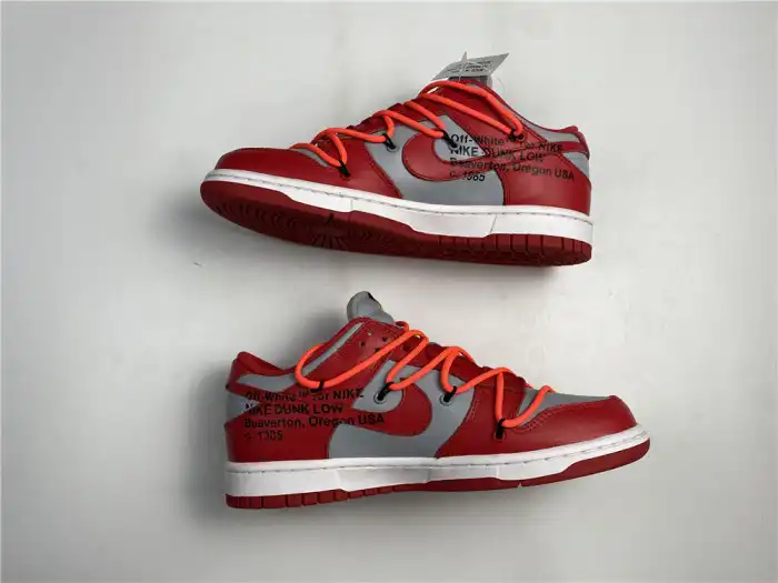 Cheap OFF-WHITE x Dunk Low 'University Red' CT0856-600