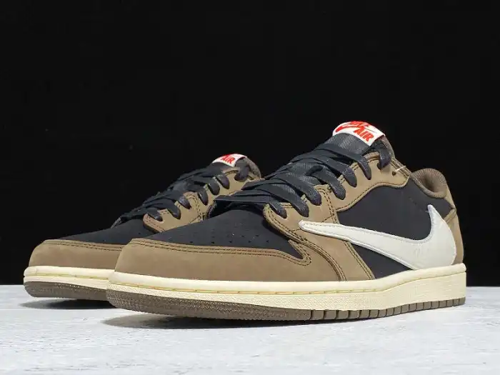 Cheap Travis Scott x Air Jordan 1 Low OG SP Dark Mocha CQ4277-001