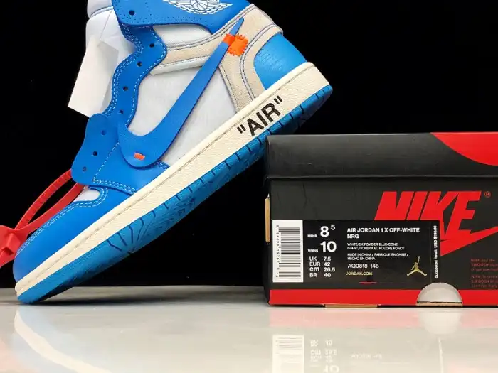 Cheap Off-White Air Jordan 1 Powder Blue UNC AQ0818-148