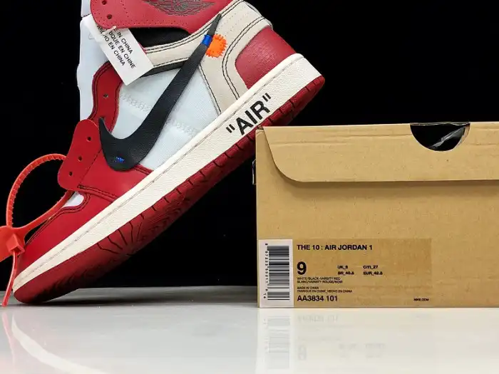 Rep Off-White Air Jordan 1 Retro Chicago The Ten AA3834-101