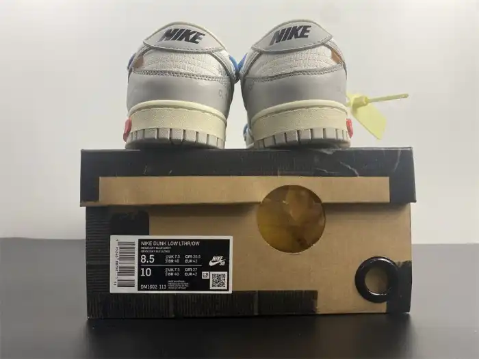 Rep Off-White x Dunk Low 'Lot 05 of 50' DM1602-113