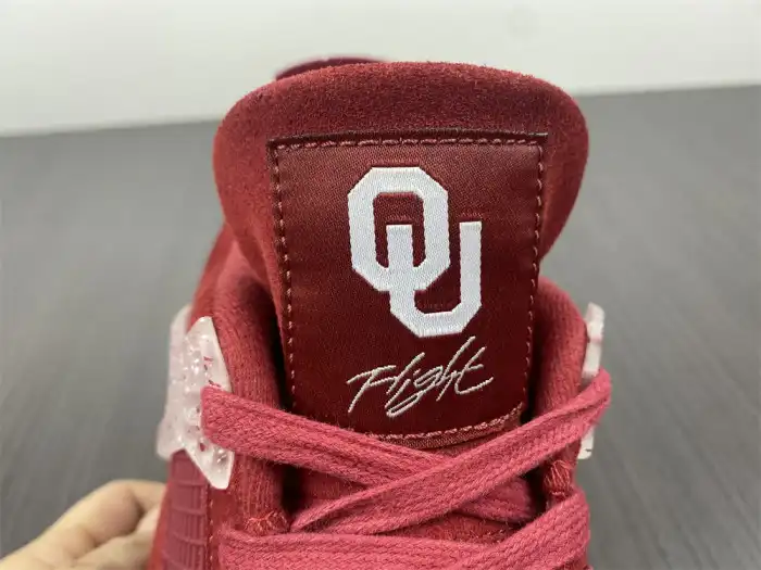 Rep Jordan 4 Retro Oklahoma Sooners PE AJ4-904282