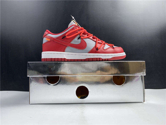 OFF-WHITE x Dunk Low 'University Red' CT0856-600