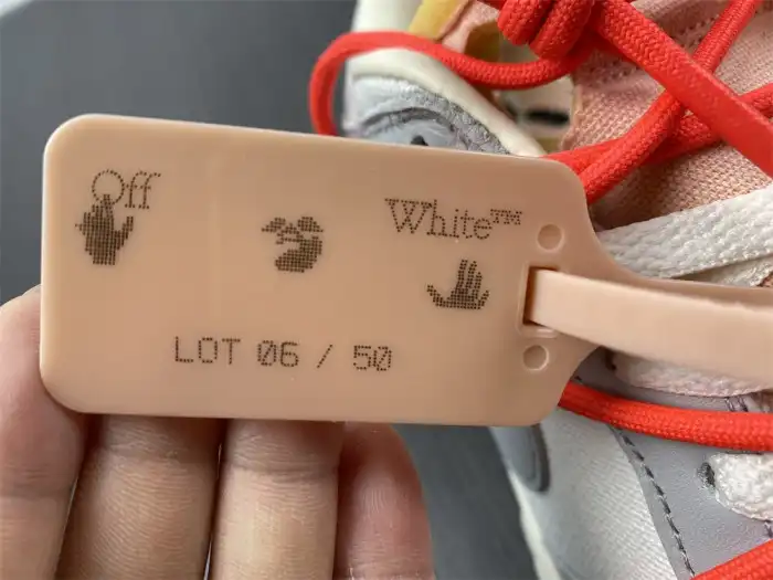 Rep Off-White x Dunk Low 'Lot 06 of 50' DJ1602-110