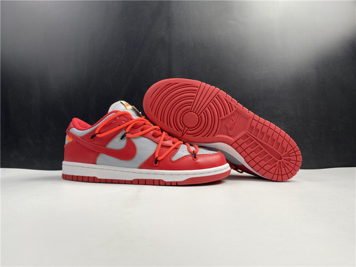 OFF-WHITE x Dunk Low 'University Red' CT0856-600