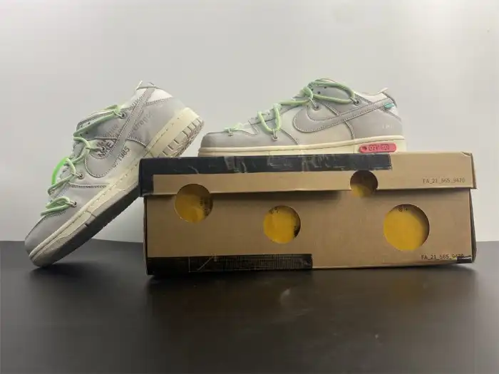 Rep Off-White x Dunk Low 'Lot 07 of 50' DM1602-108