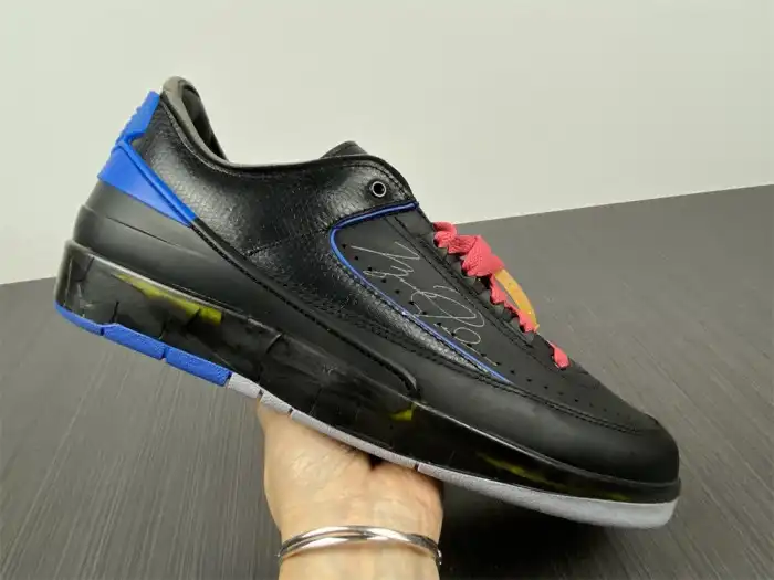 Rep Jordan 2 Retro Low SP Off-White Black Blue DJ4375-004