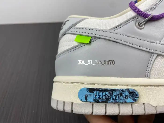 Cheap Nike Dunk Low Off-White Lot 45 DM1602-101