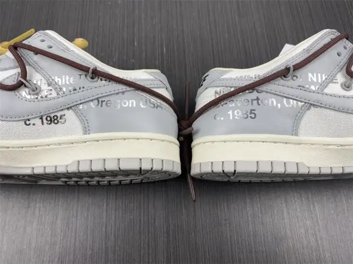 Rep Nike Dunk Low Off-White Lot 46 DM1602-102