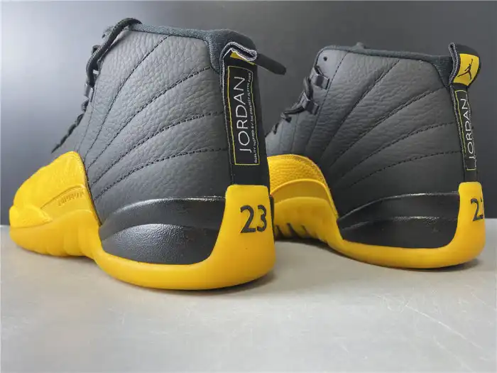 Cheap Air Jordan 12 Retro Black University Gold 130690-070