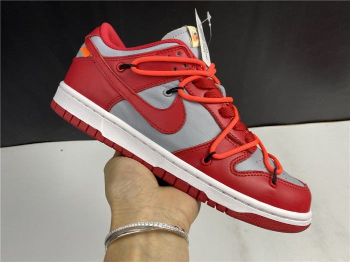 OFF-WHITE x Dunk Low 'University Red' CT0856-600