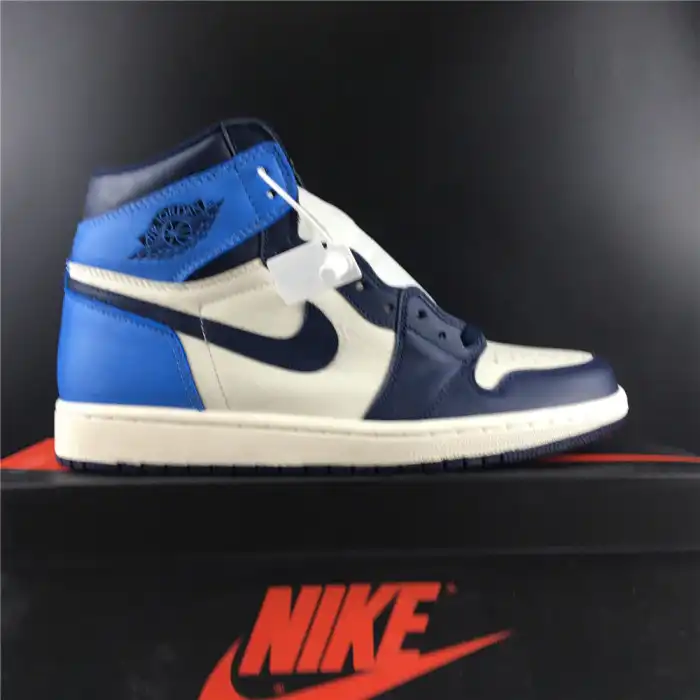 Rep Air Jordan 1 Retro High OG Obsidian 555088-140