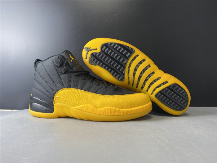 Onekick Air Jordan 12 Retro Black University Gold 130690-070