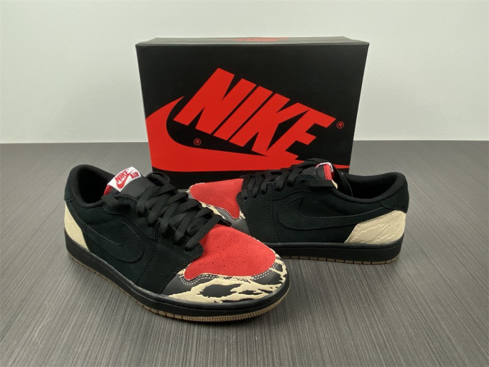 Onekick SoleFly x Air Jordan 1 Low Carnivore DN3400-001