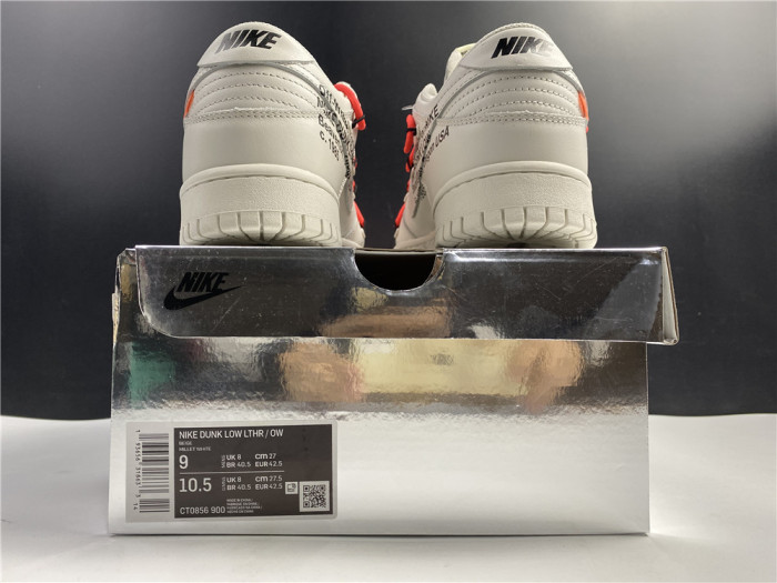 NIKE DUNK LOW OFF-WHITE WHITE CT0856- 900