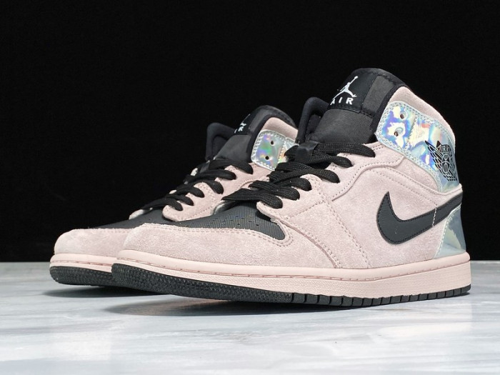 Onekick Air Jordan 1 Mid Dirty Powder Iridescent (W) BQ6472-602