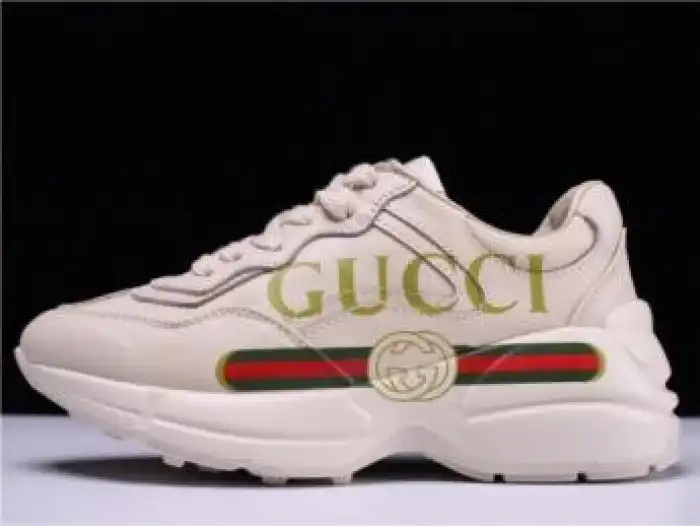 GUCC LOGO RHYTON VINTAGE TRAINER SNEAKER 500877 DRW00 9522