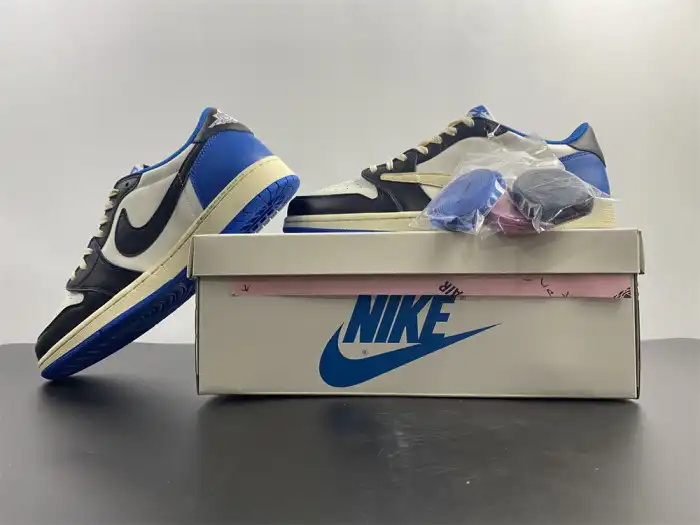 Fragment Design x Travis Scott x Air Jordan 1 Retro Low DM7866-140