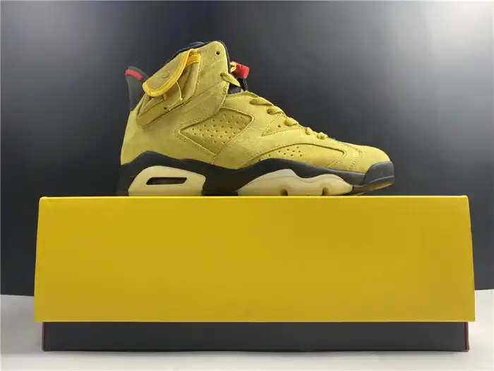 Cheap AIR JORDAN 6 YELLOW X TRAVIS SCOTT CN1084-300