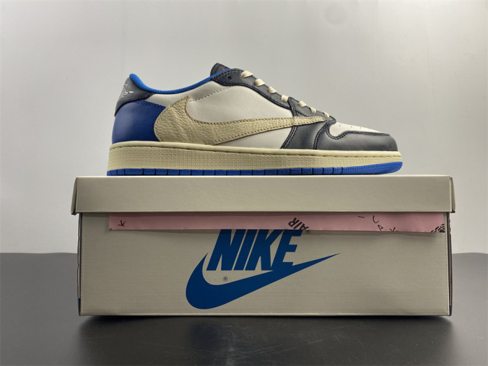 Onekick Fragment Design x Travis Scott x Air Jordan 1 Retro Low DM7866-140