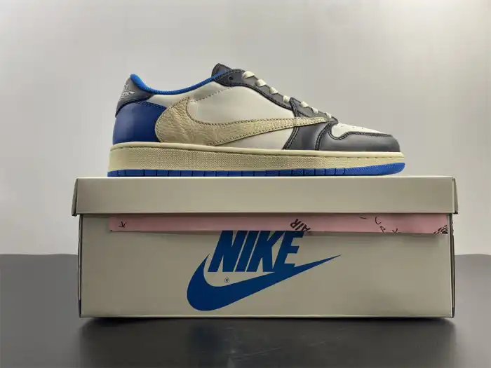 Fragment Design x Travis Scott x Air Jordan 1 Retro Low DM7866-140