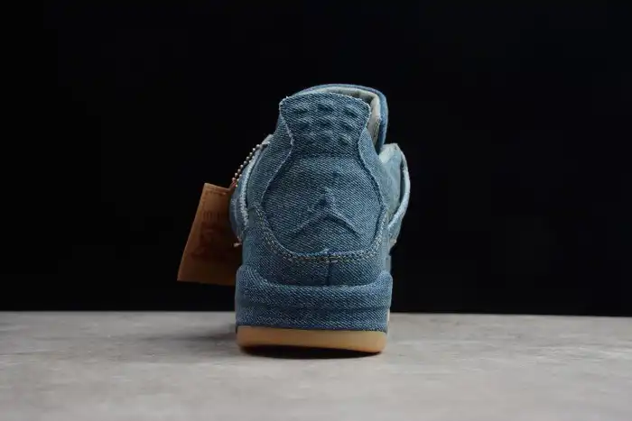 Cheap Levi's x Nike Air Jordan 4 Denim AO2571-401