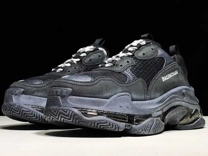 Cheap BLCG Wmns Triple S Trainer 'Black Clear Sole' 544351 W09O1 1000