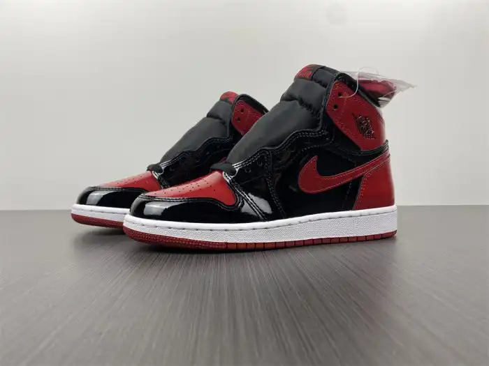 Rep Air Jordan 1 High OG Bred Patent 555088-063