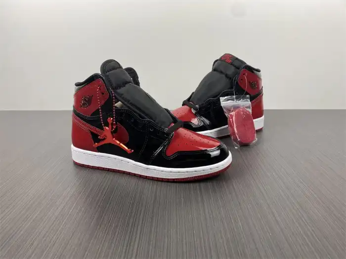 Rep Air Jordan 1 High OG Bred Patent 555088-063