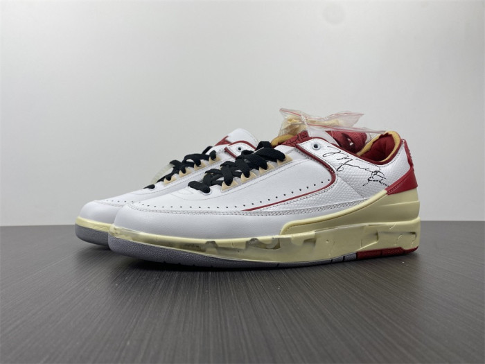 Jordan 2 Retro Low SP Off-White White Red DJ4375-106